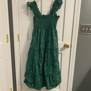 Green Floral Hill House Nap Dress